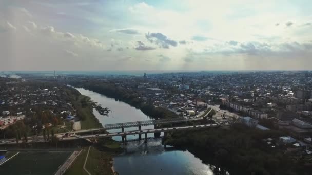 Eski şehrin panoraması — Stok video