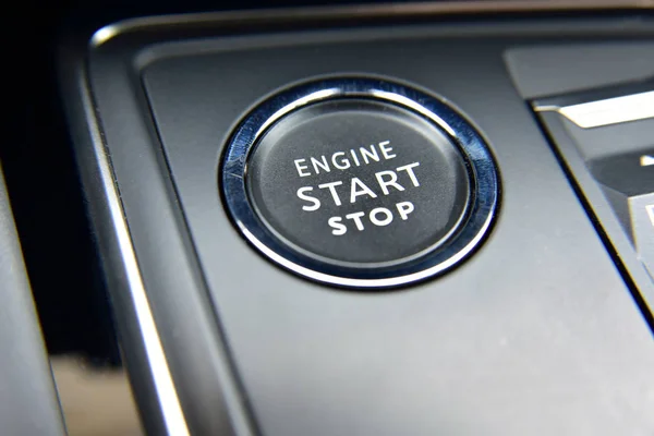 Auto Motor Start Stop Knop — Stockfoto