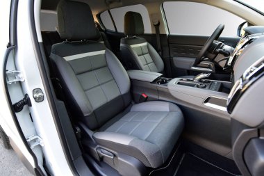 Front seats of a modern suv