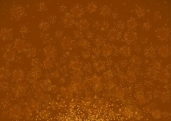 Particules de feu poussiéreuses flottant dans l'air — Image vectorielle