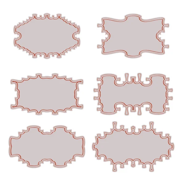 Decorative vintage frames — Stock Vector