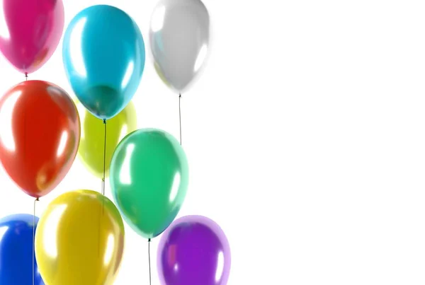 Parti renk balonlar — Stok fotoğraf