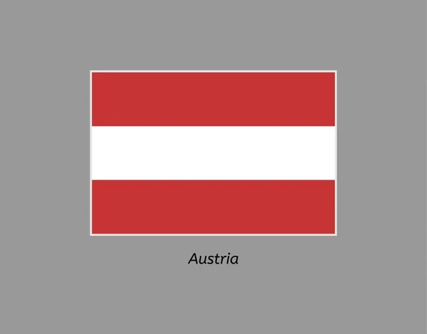 Bandera de Austria — Vector de stock