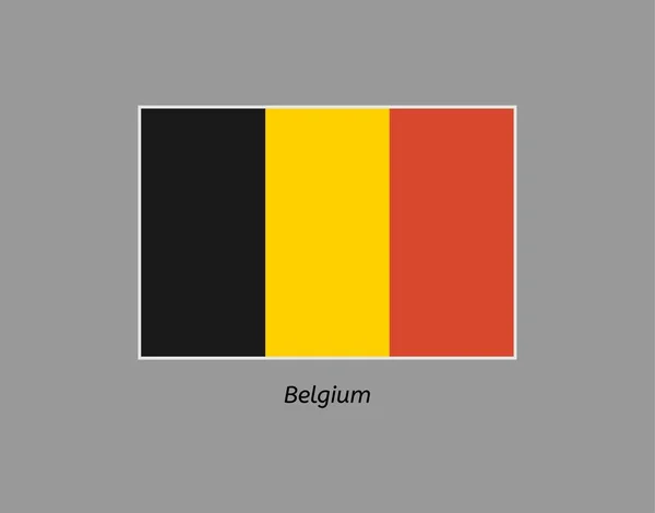 Belgium zászlaja — Stock Vector