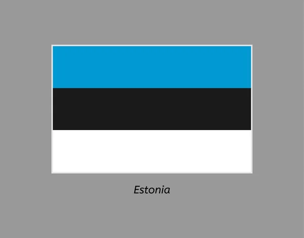 Bandiera dell'Estonia — Vettoriale Stock