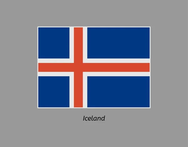 Σημαία Ισλανδίας — Διανυσματικό Αρχείο