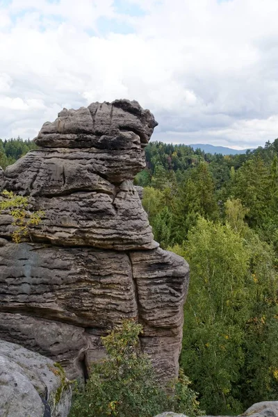 Zandsteenrotsen - Prachovske skaly (Prachov Rocks) — Stockfoto