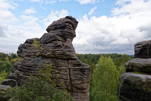 Sandsten klippor - Prachovske skaly (Prachov Rocks) — Stockfoto