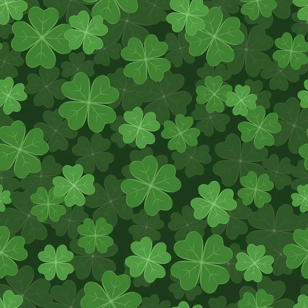 yonca ile Dikişsiz desen illüstrasyon