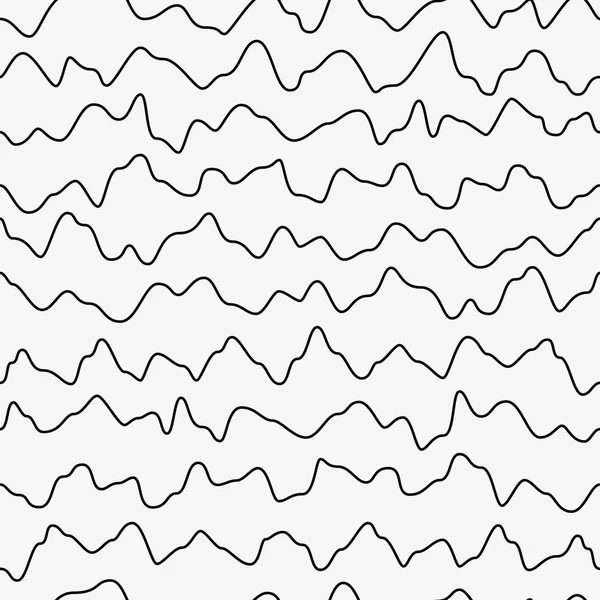 Vågig seamless mönster — Stock vektor