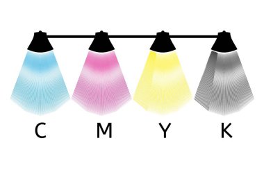 lamba siluet camgöbeği, macenta, sarı, anahtar ile