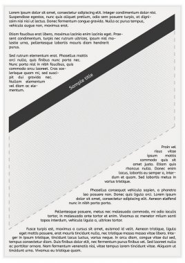 Gazete sayfası boş alan içeren