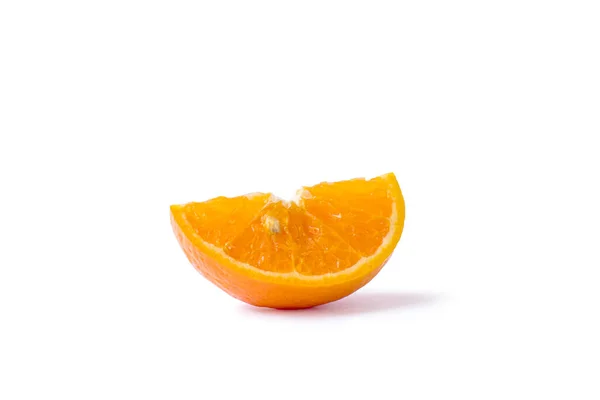 Orange Slices Isolated White Background Clipping Path — Stock Photo, Image