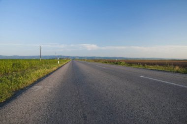 Kırsal manzara ve yol