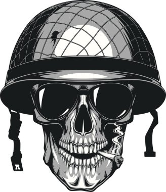 Kafamda kask cheloeka