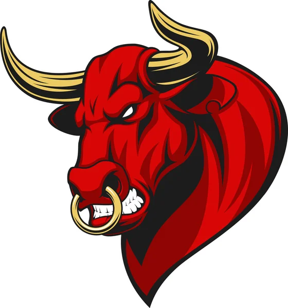 Banteng Ganas Stok Vektor Ilustrasi Banteng Ganas Bebas Royalti Depositphotos