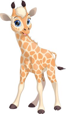 Komik küçük zürafa