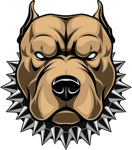 Zły pies głowy — Wektor stockowy