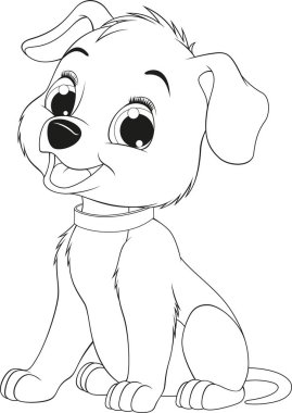 Komik çocuğun köpek