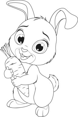 Küçük komik tavşan