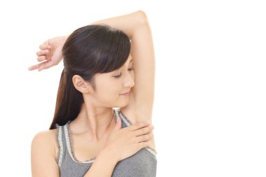 Rahat, güzel genç bayan.