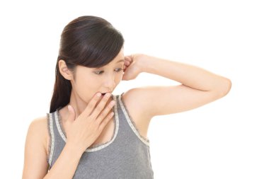 sürpriz Asyalı kadın