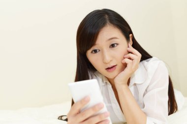 sürpriz Asyalı kadın