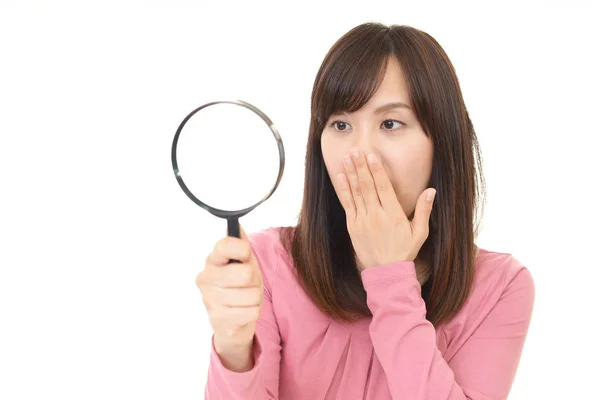 Surprised Asian woman — Stock Photo, Image