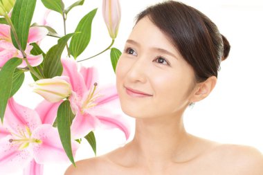 çekici bir Asyalı kadın