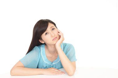 Asyalı kadın depresif