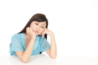 Asyalı kadın depresif