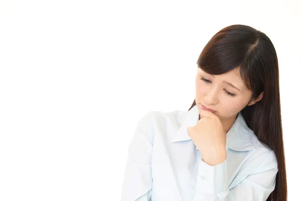 Woman in depression — Stock Photo, Image