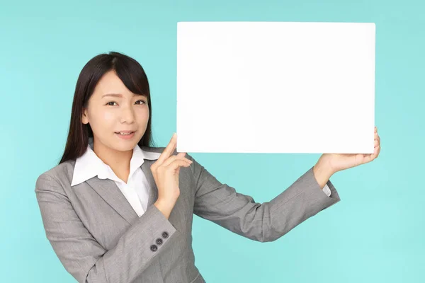 Mujer de negocios sonriente — Foto de Stock