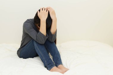 Depresyondaki kadın