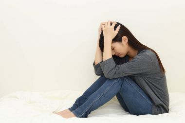 Depresyondaki kadın