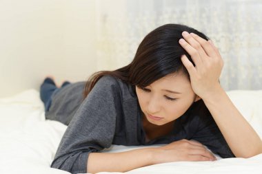 Depresyondaki kadın