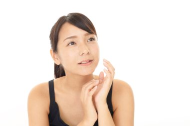 çekici bir Asyalı kadın