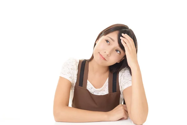 Depressed Asian woman — Stock Photo, Image