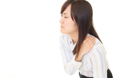 yorgun Asyalı kadın