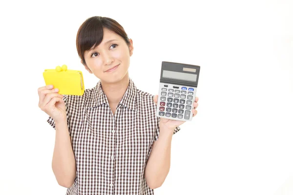 Lächelnde junge Frau — Stockfoto