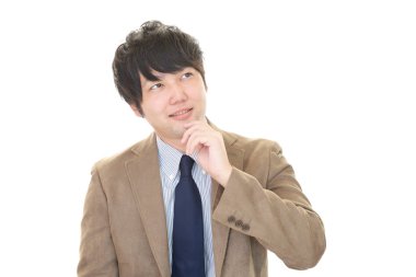 Asya işadamı gülümseyen