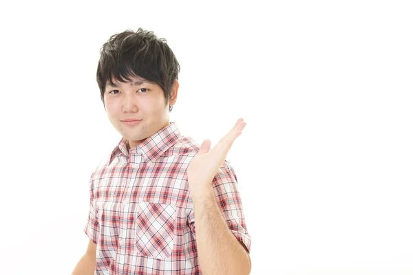 Smiling Asian man — Stock Photo, Image