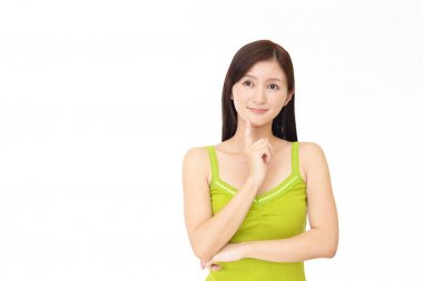 çekici bir Asyalı kadın