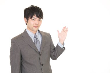 Asya işadamı gülümseyen