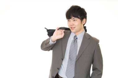 Asya işadamı gülümseyen