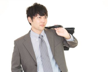 Asya işadamı gülümseyen