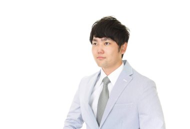 Asya işadamı gülümseyen