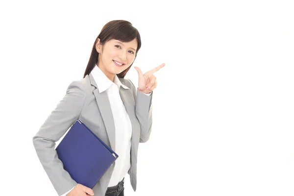 Smiling business woman — Stock Photo, Image