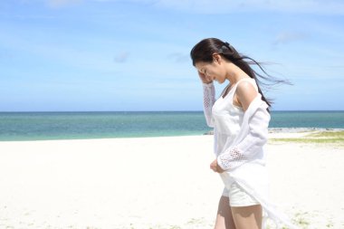 kadın zevk Güneş.