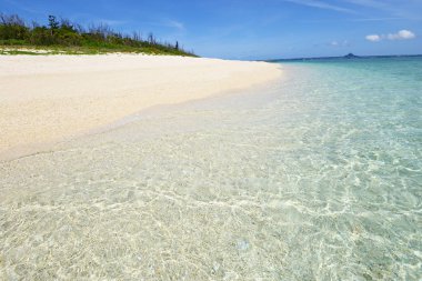 Okinawa güzel bir plaj